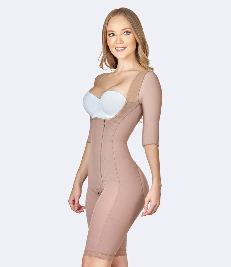 Post-Surgical Shapewear with Arms — Stage 1 and 2 — Medium Compression