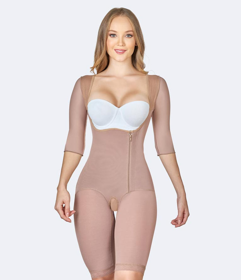 Post-Surgical Shapewear with Arms — Stage 1 and 2 — Medium Compression