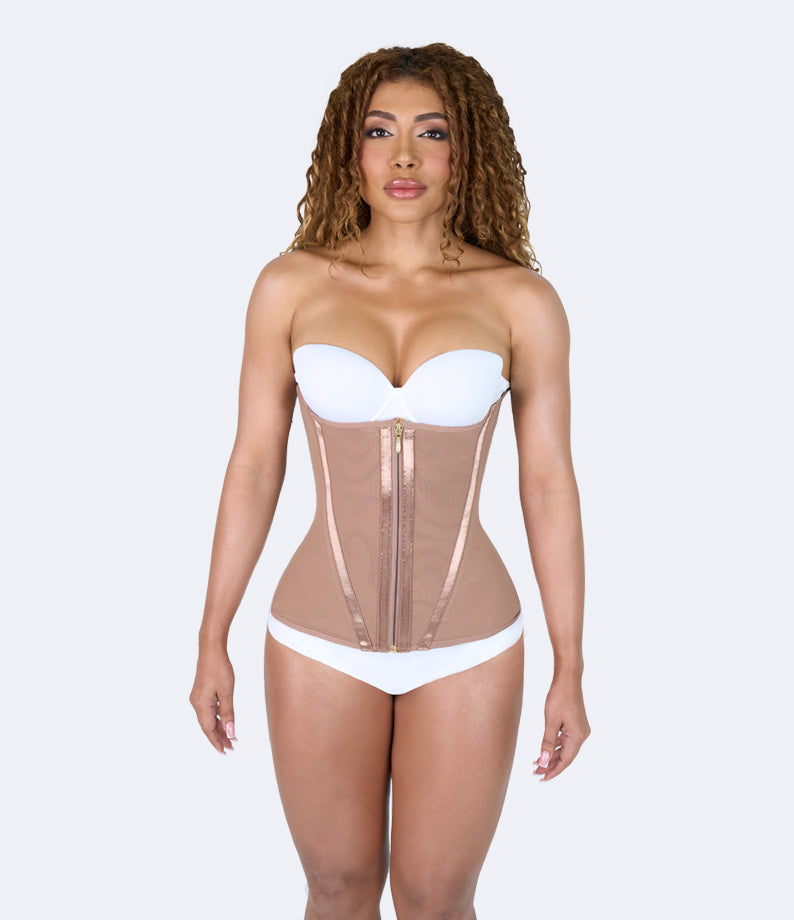 UltraShape Waist Trainer Corset — 9 Steel Boning Rods