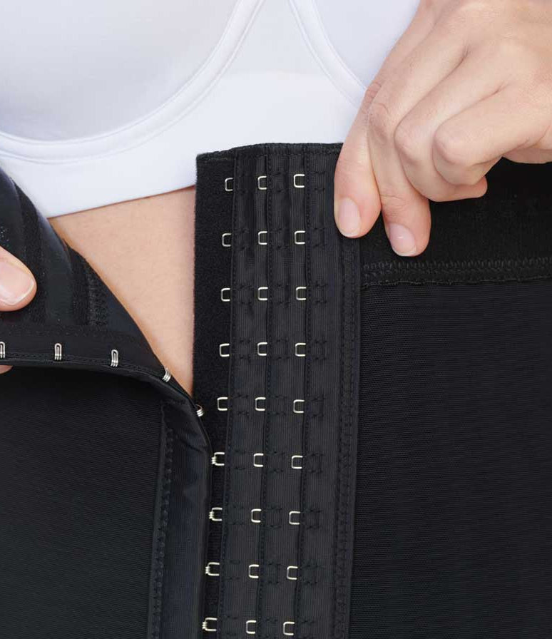Hourglass Knee-Length Faja — Full-Body Compression & Glute Lift