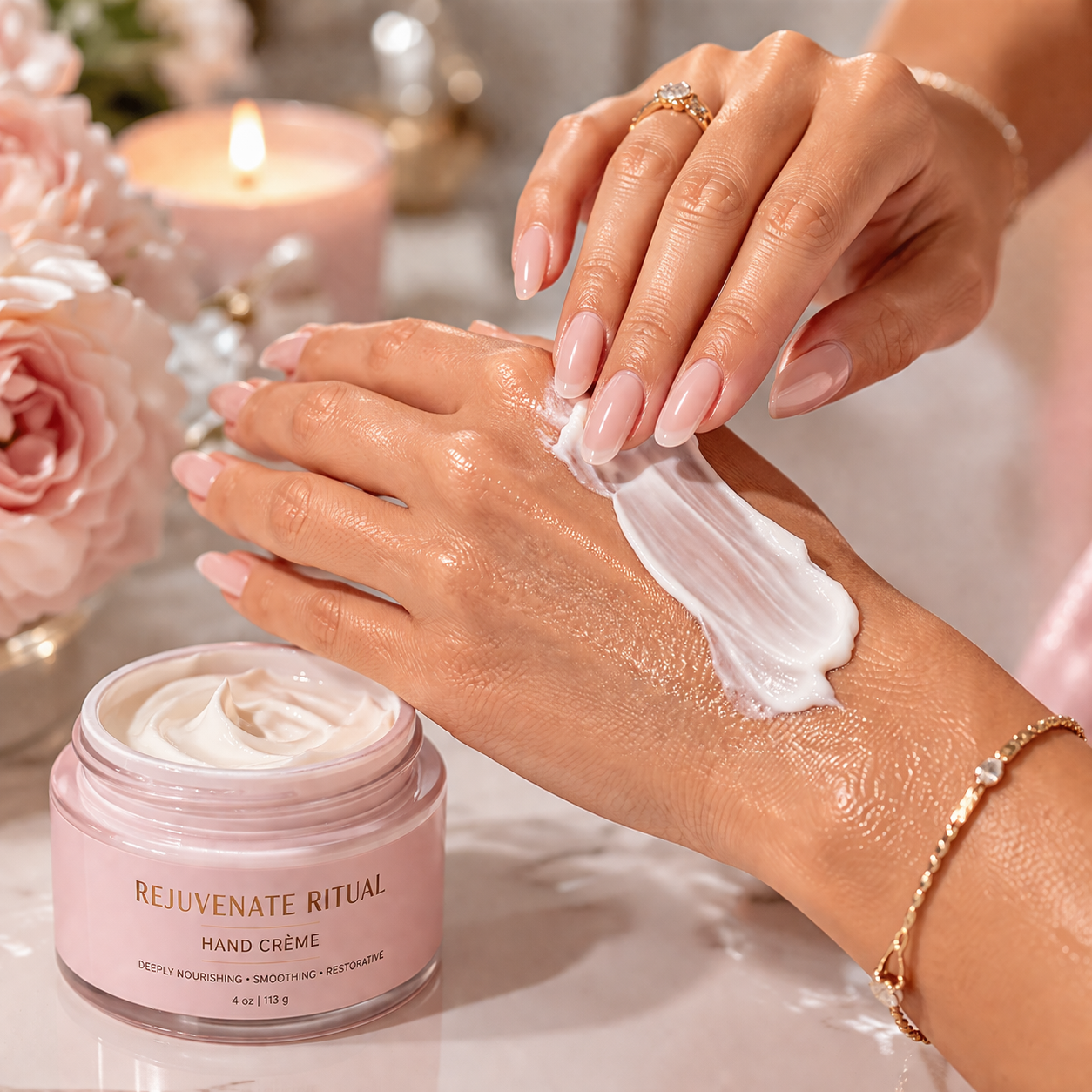 Rejuvenate Hand Cream — Intense Hydration & Brightening | Unscented