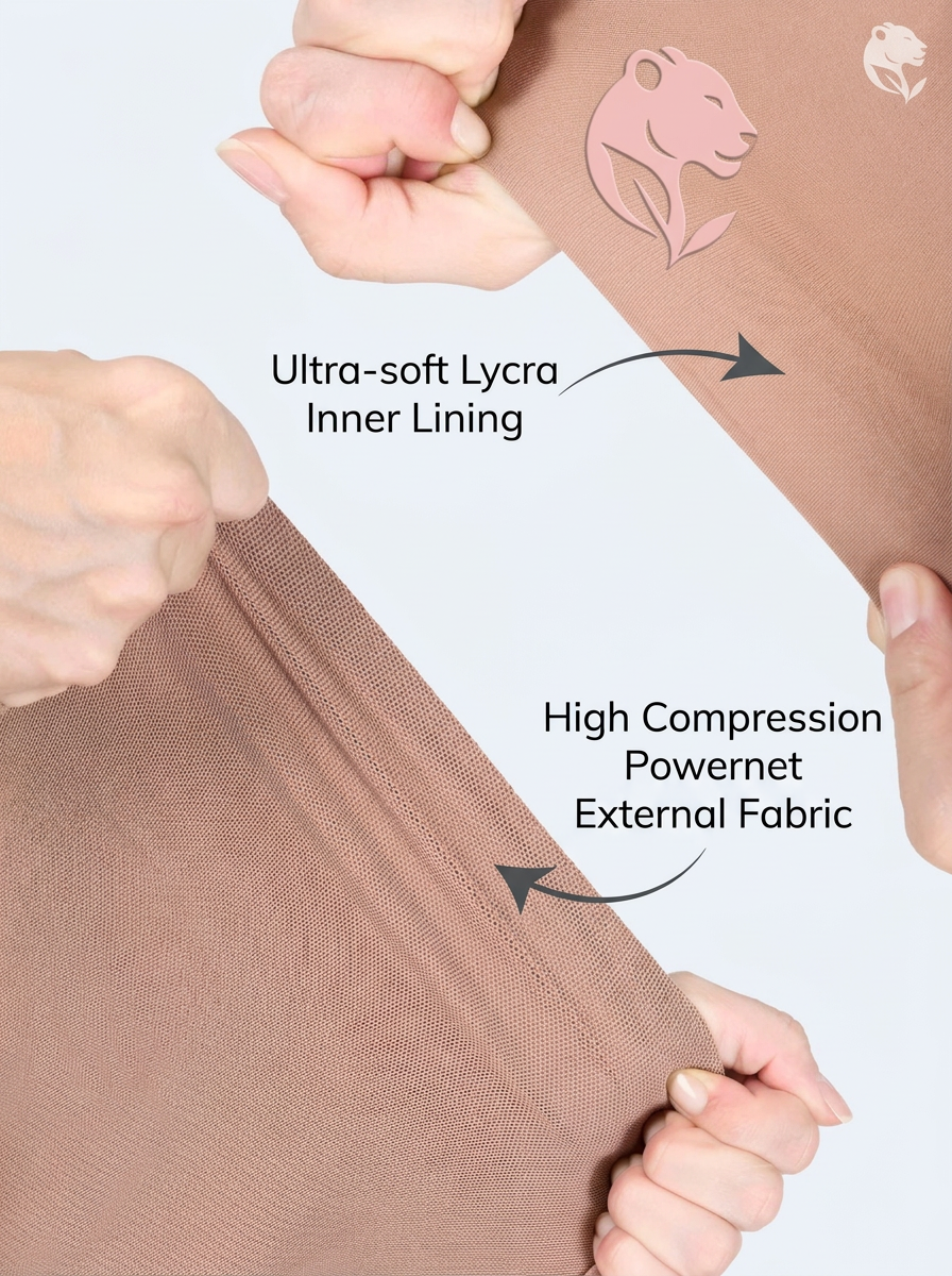 Shorts modeladores com fecho de gancho para afinar o corpo.
